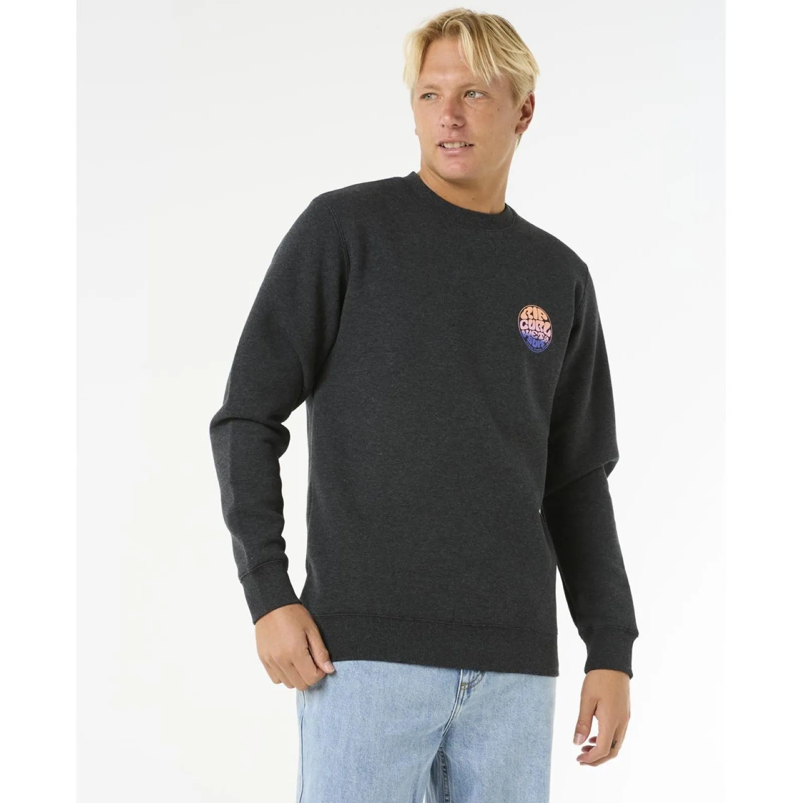 Rip Curl Mens Wetsuit Icon Crew Neck Sweatshirt