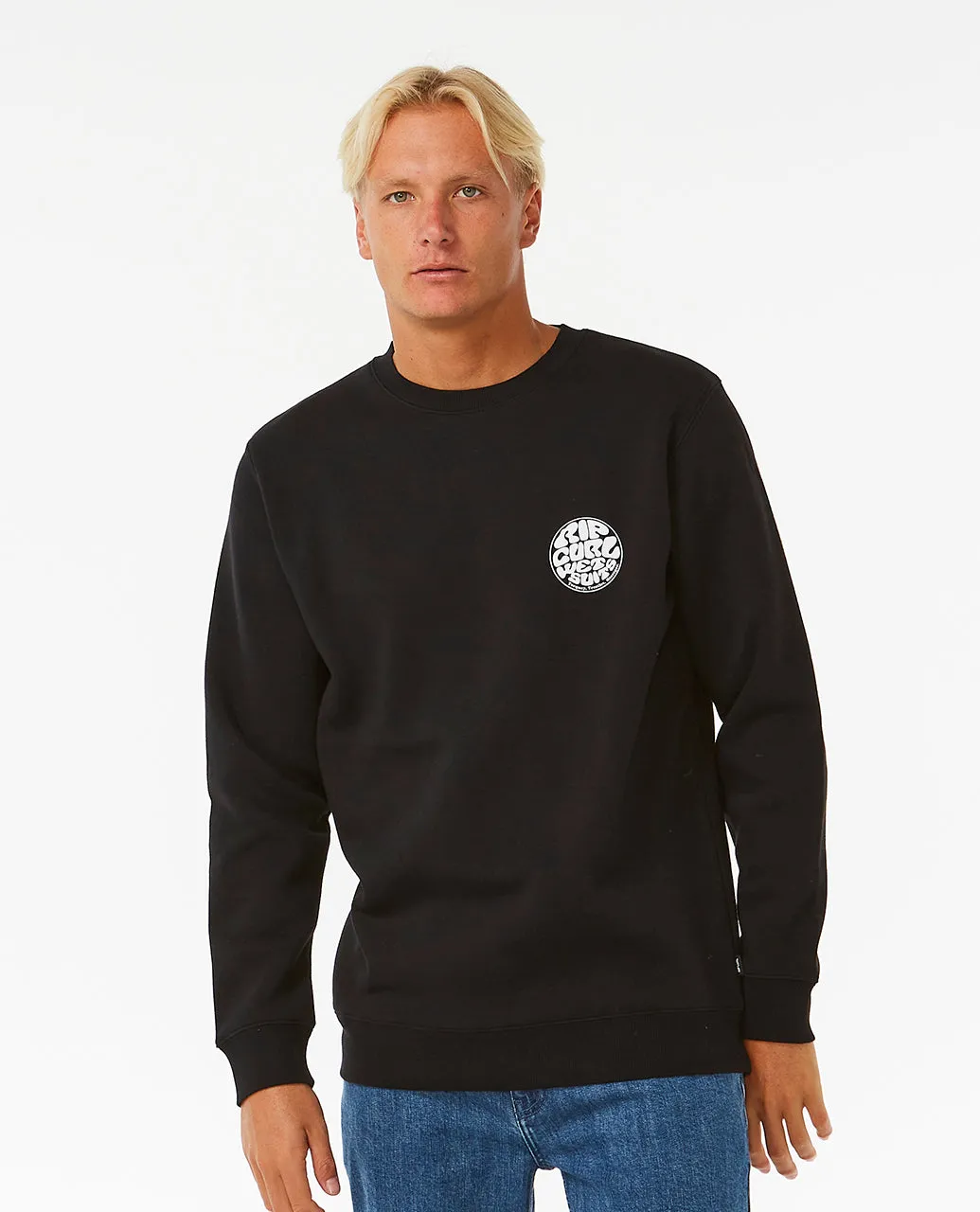 Rip Curl Mens Wetsuit Icon Crew Neck Sweatshirt