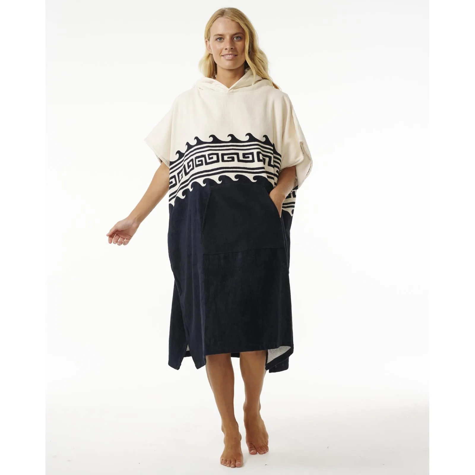 Rip Curl Womens Mixed Hooded Towel Poncho