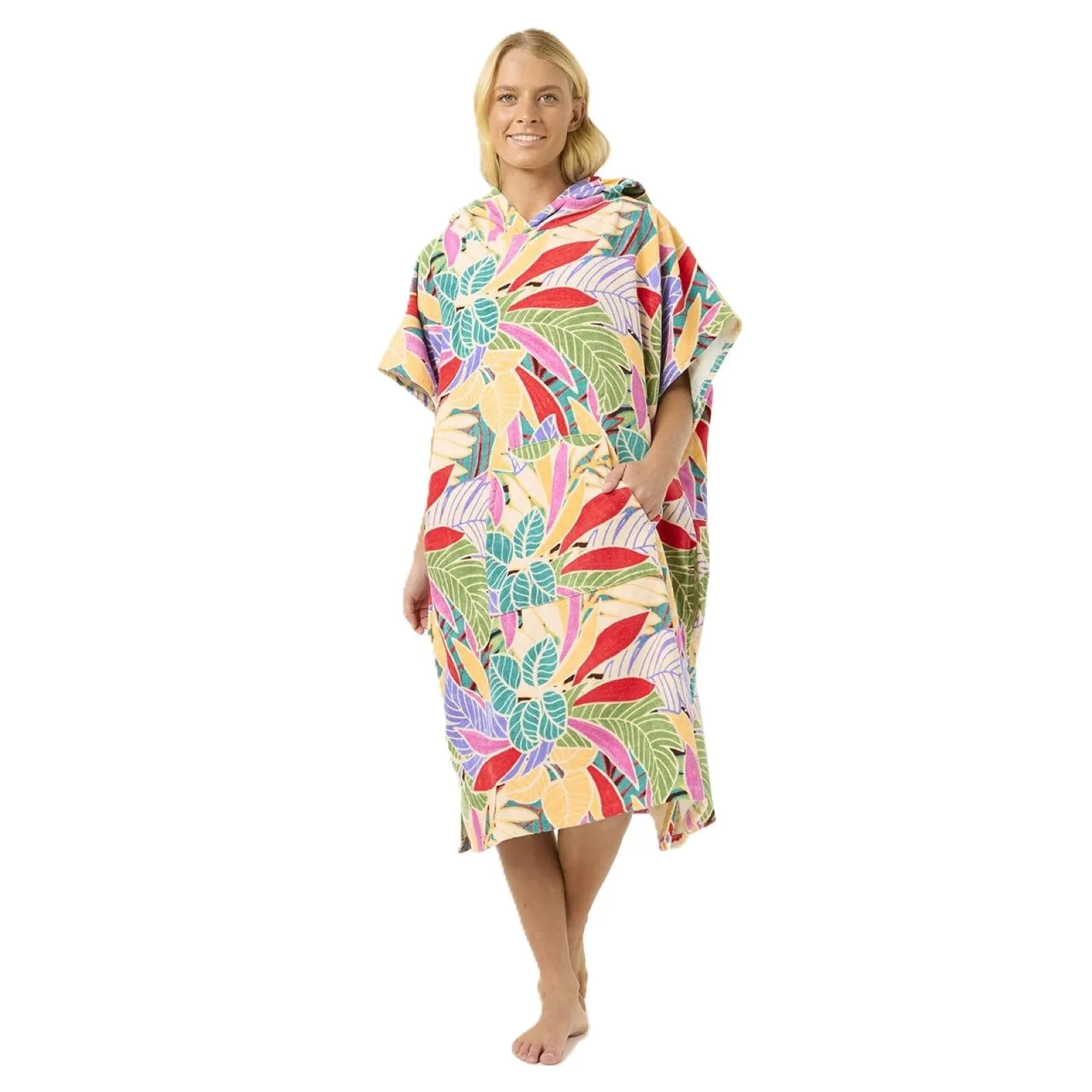 Rip Curl Womens Mixed Hooded Towel Poncho