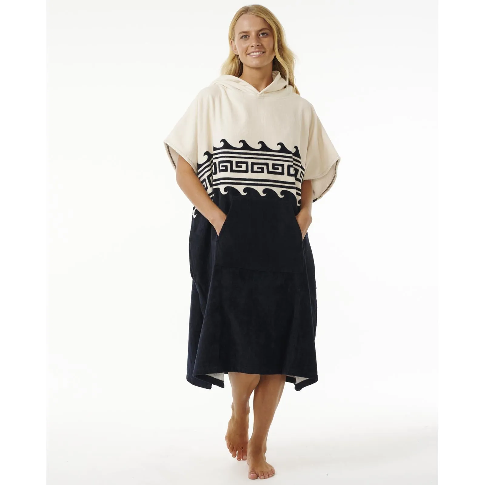 Rip Curl Womens Mixed Hooded Towel Poncho