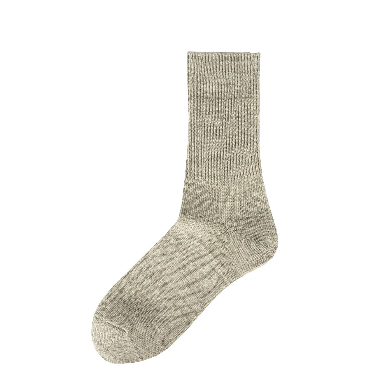 Rototo Organic Daily 3 Pack Ribbed Ecru / Gray