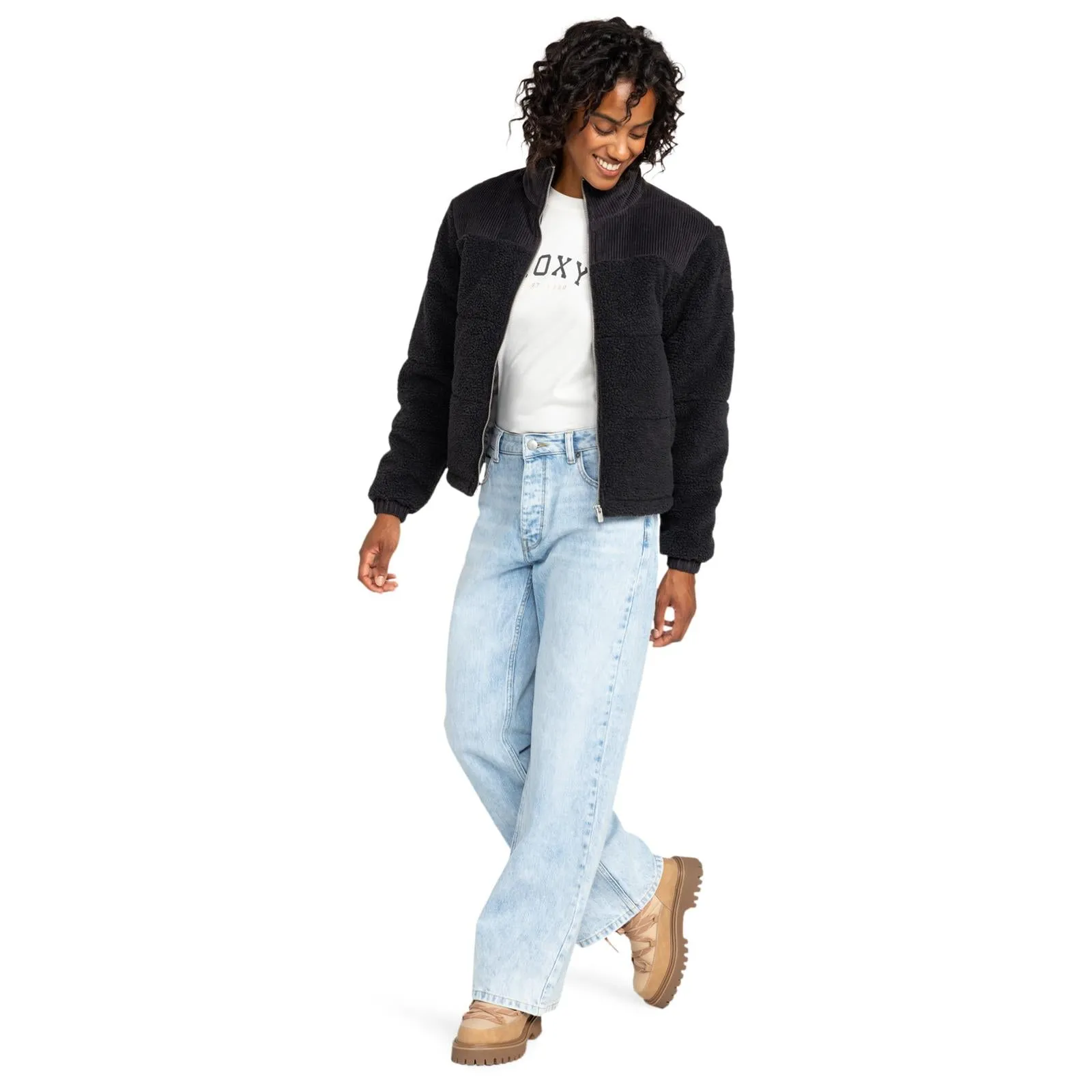 Roxy Womens Fall For You Full Zip Fleece