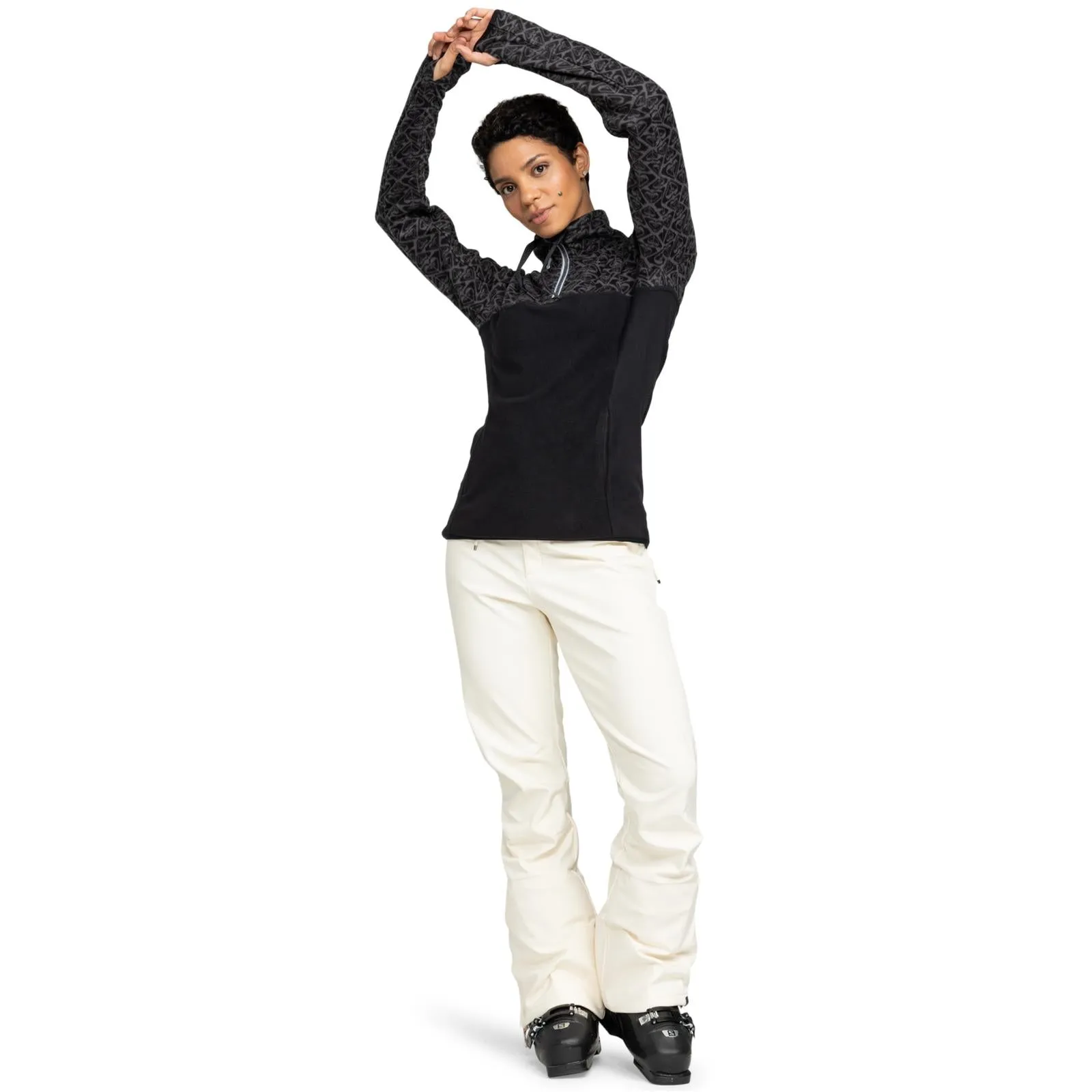 Roxy Womens Sayna Half Zip Pullover Polar Fleece