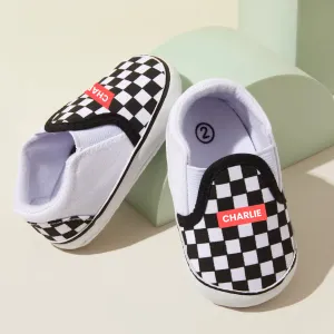 Skaterz Personalised Name Canvas Trainers (0-18 Months)