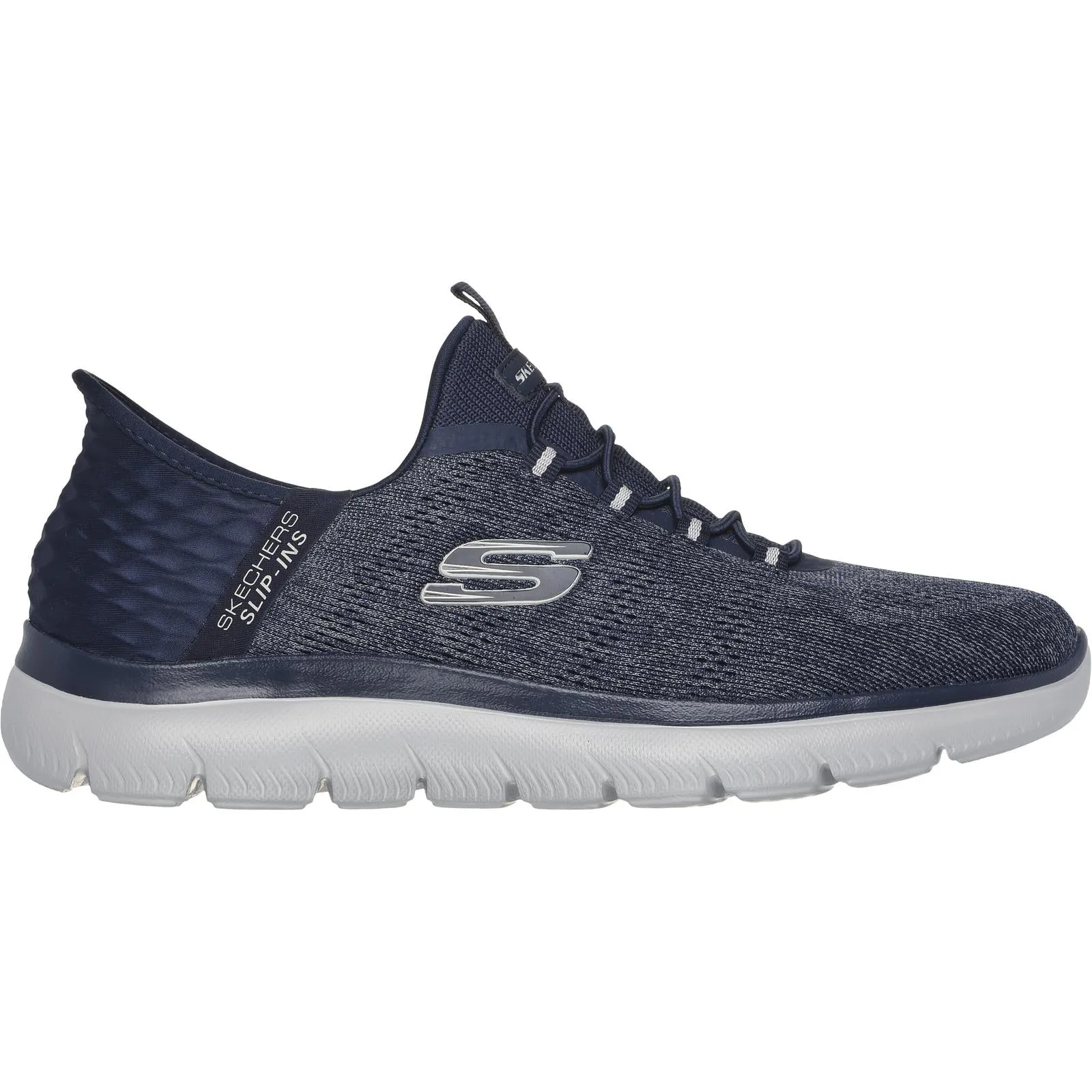 Skechers Mens Summits Key Pace Slip-ins Memory Foam Trainers