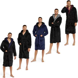 Snuggaroo Mens Soft Fleece Dressing Gown