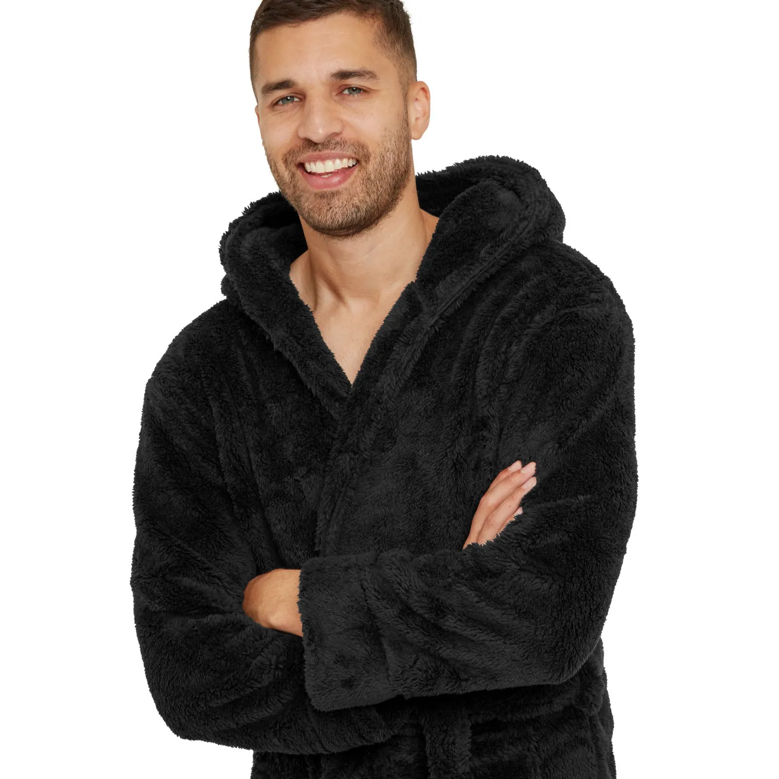 Snuggaroo Mens Soft Fleece Dressing Gown