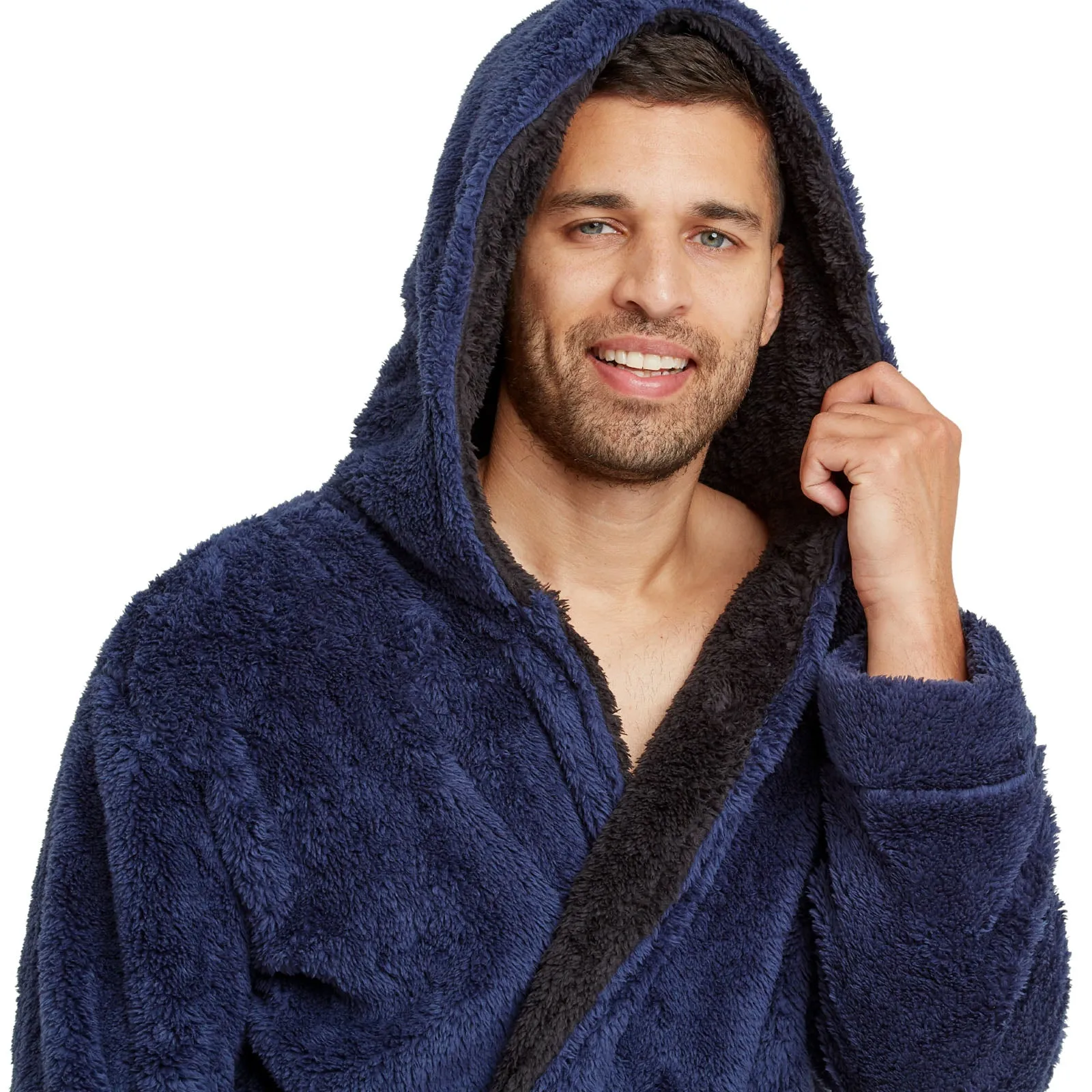 Snuggaroo Mens Soft Fleece Dressing Gown