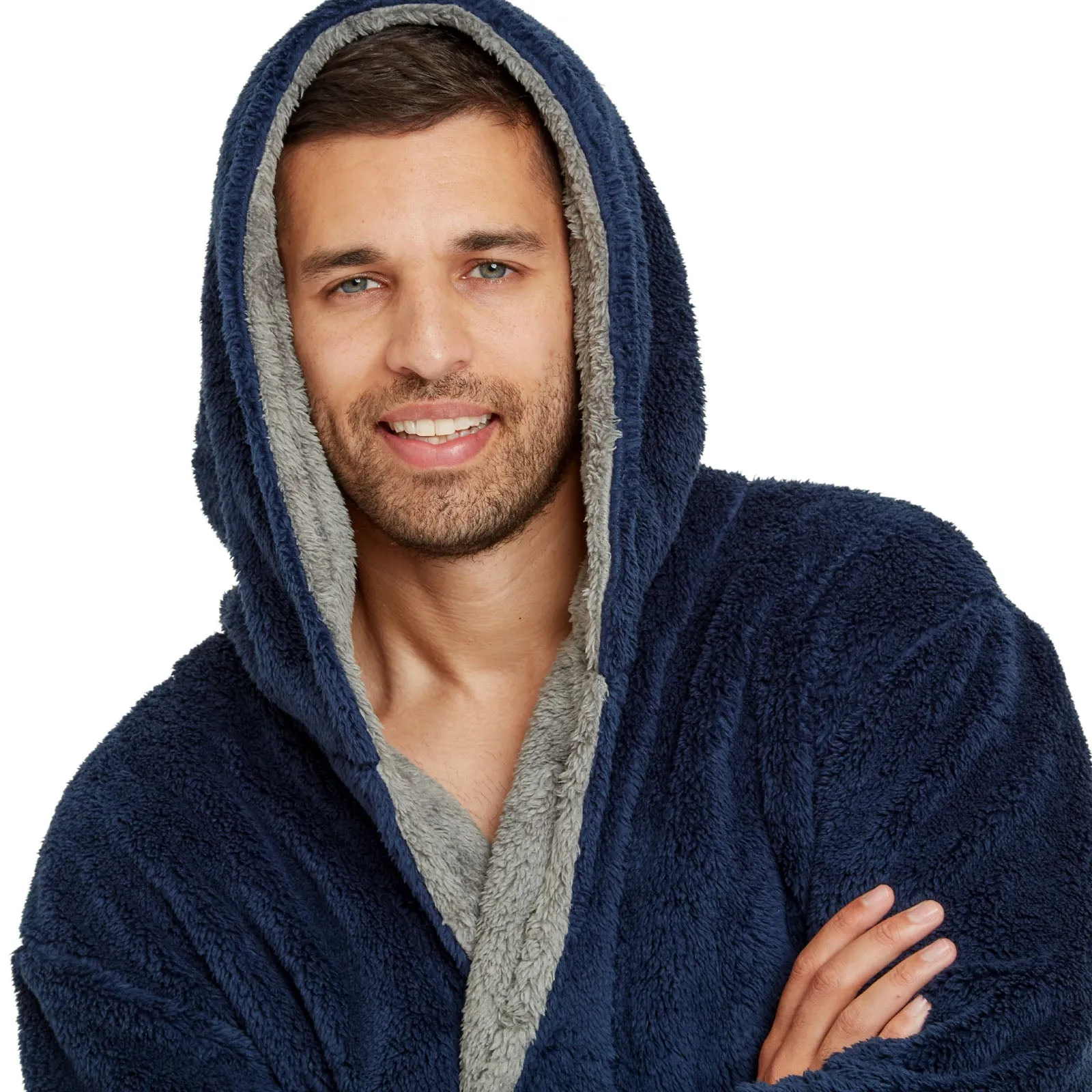 Snuggaroo Mens Soft Fleece Dressing Gown