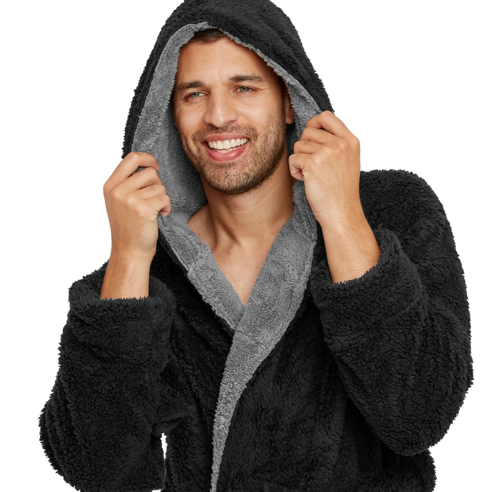 Snuggaroo Mens Soft Fleece Dressing Gown
