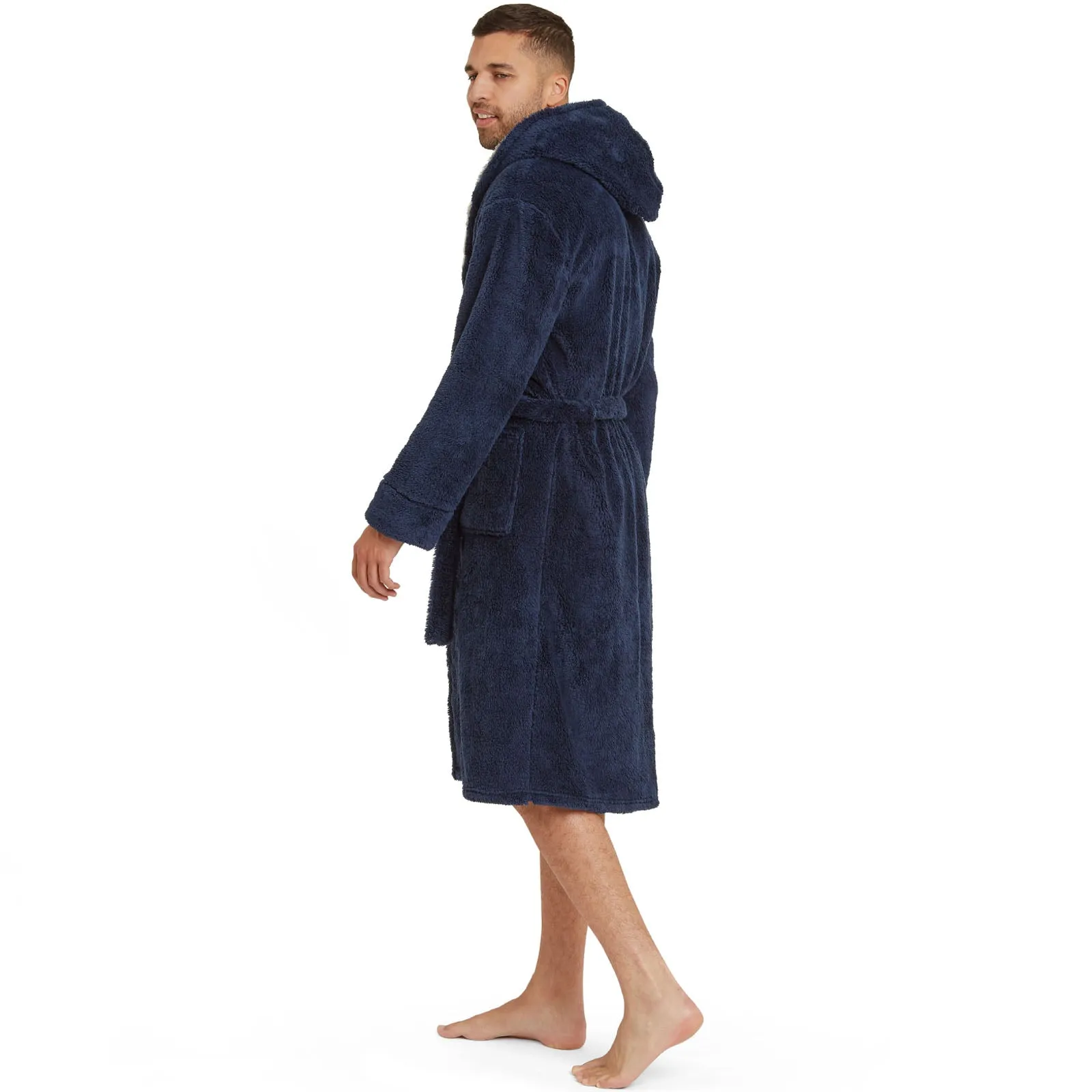Snuggaroo Mens Soft Fleece Dressing Gown