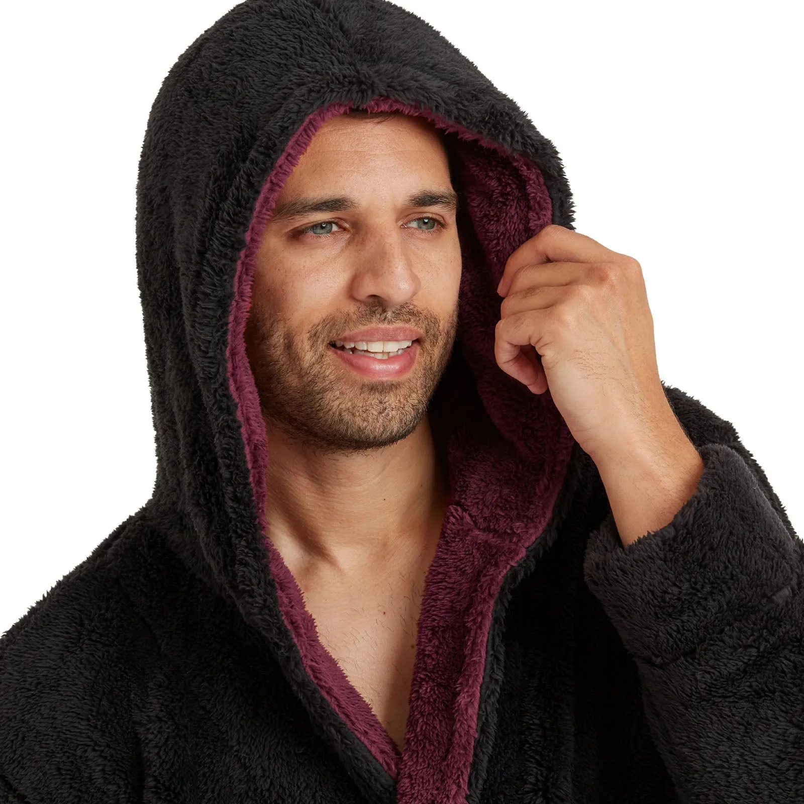 Snuggaroo Mens Soft Fleece Dressing Gown