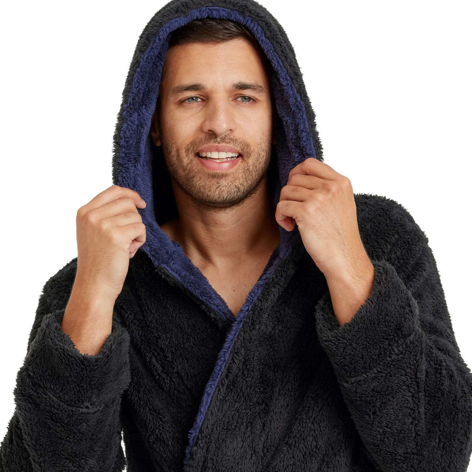 Snuggaroo Mens Soft Fleece Dressing Gown