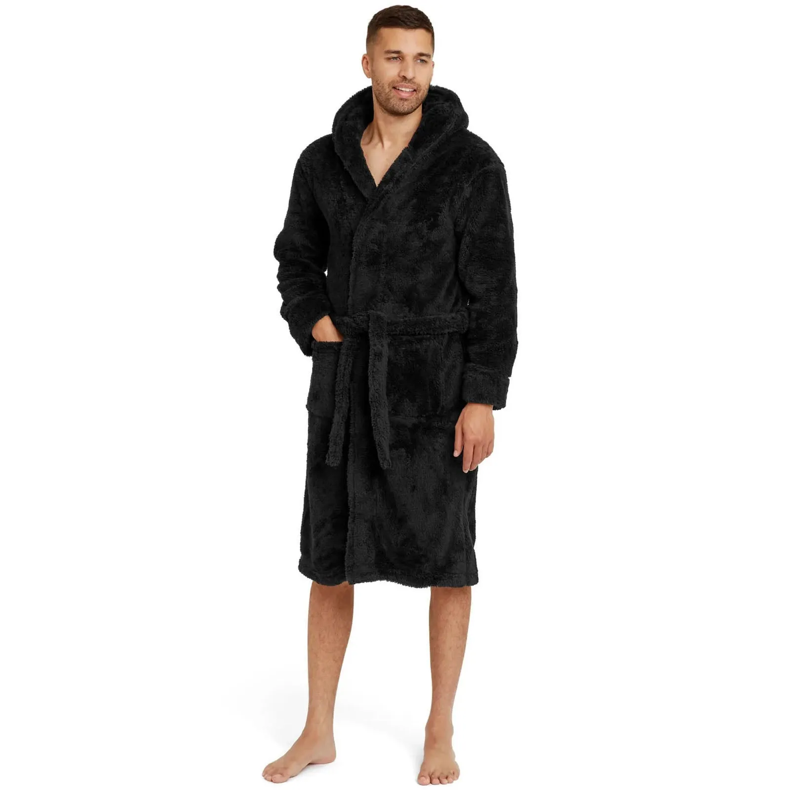 Snuggaroo Mens Soft Fleece Dressing Gown