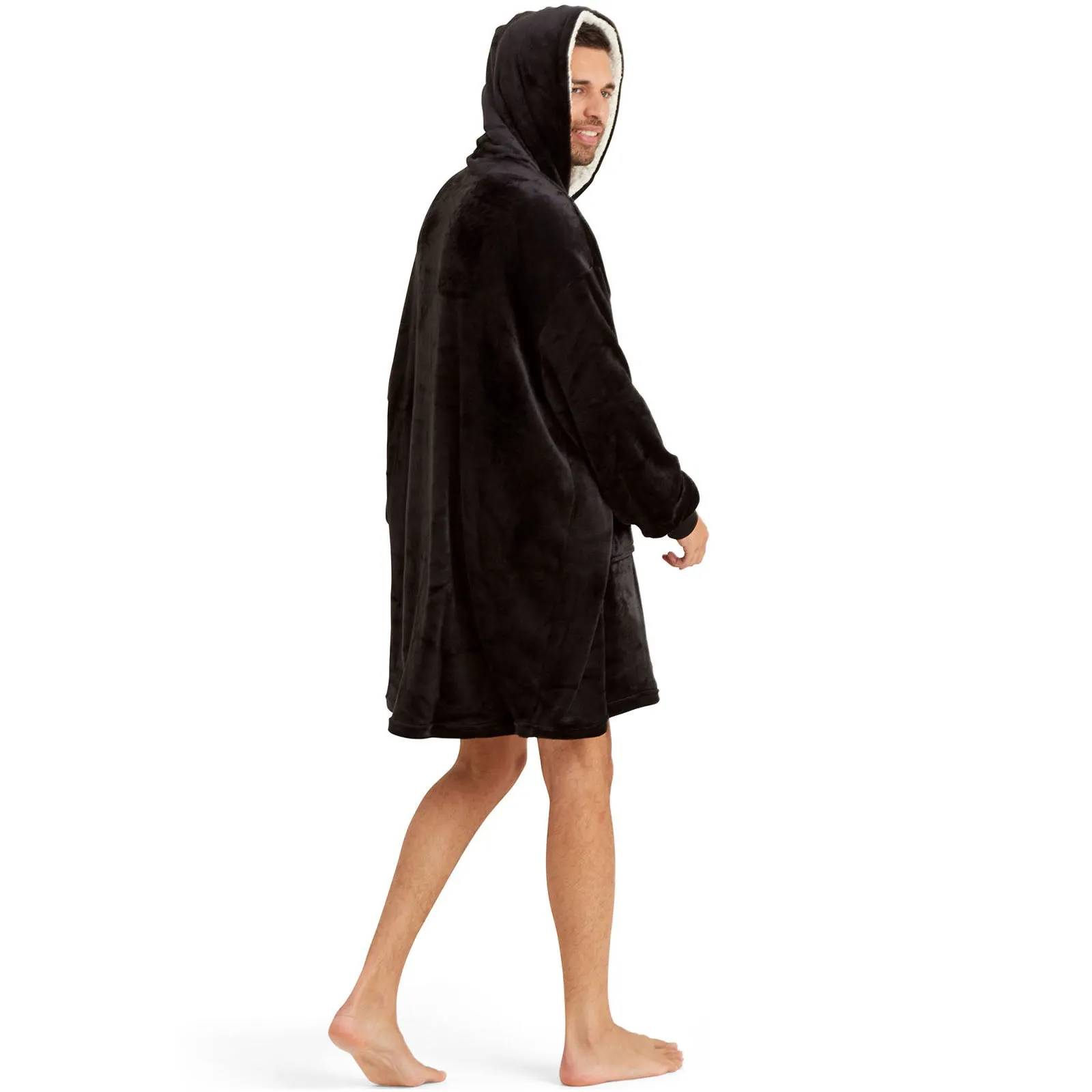 Snuggaroo Sherpa Soft Oversized Hoodie Wearable Blanket