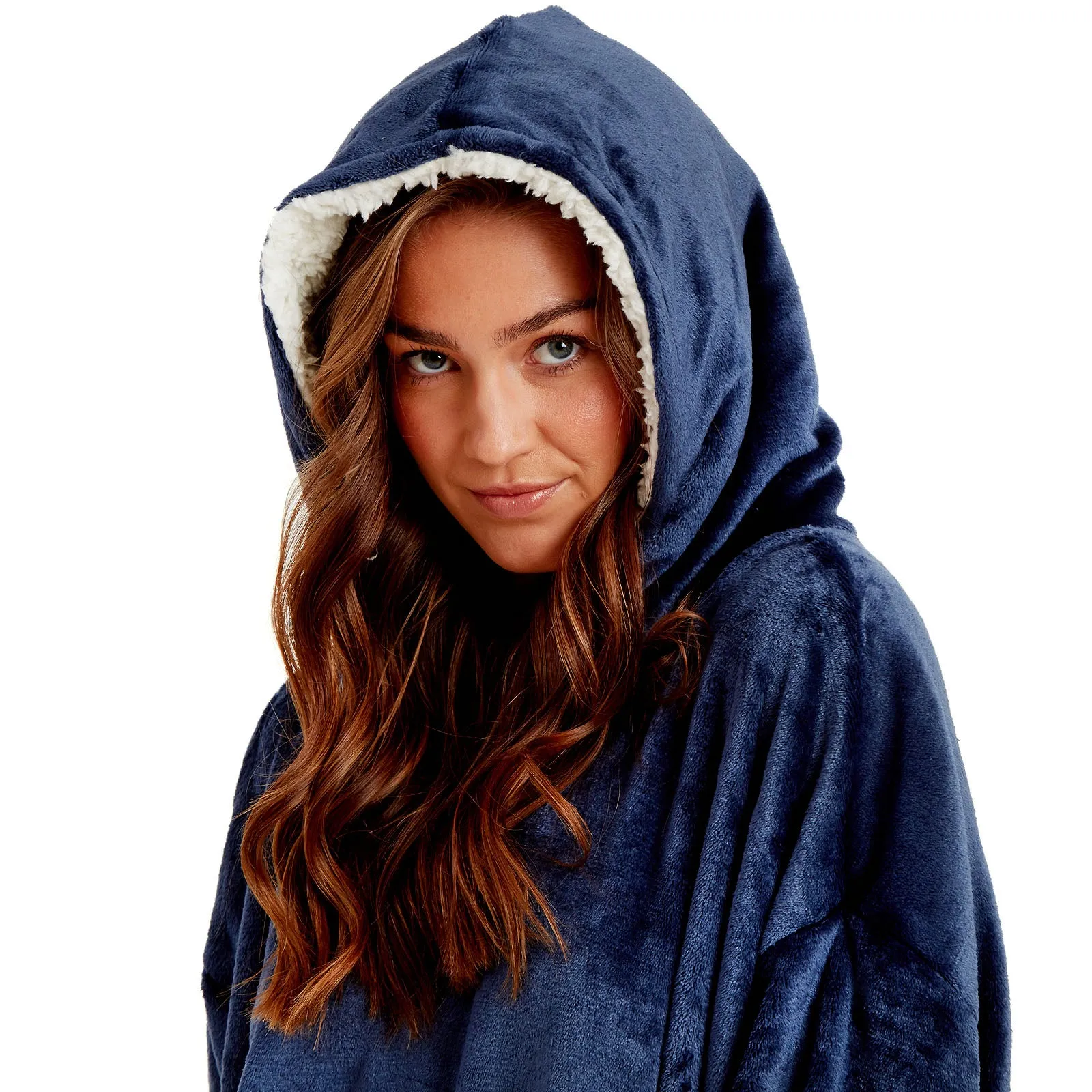 Snuggaroo Sherpa Soft Oversized Hoodie Wearable Blanket