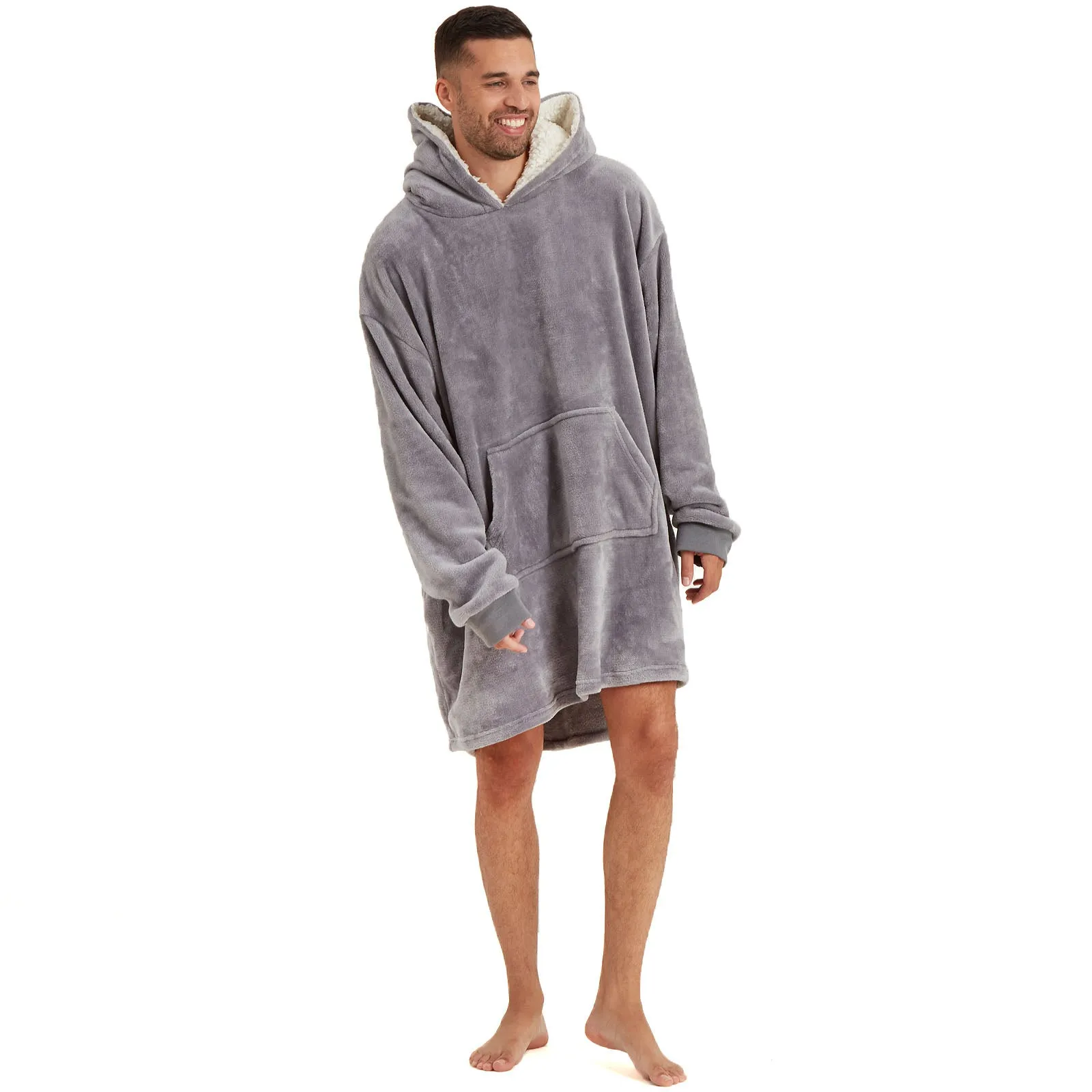 Snuggaroo Sherpa Soft Oversized Hoodie Wearable Blanket