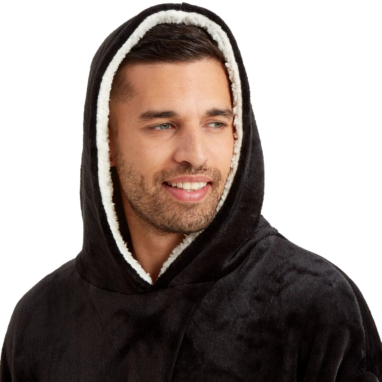 Snuggaroo Sherpa Soft Oversized Hoodie Wearable Blanket