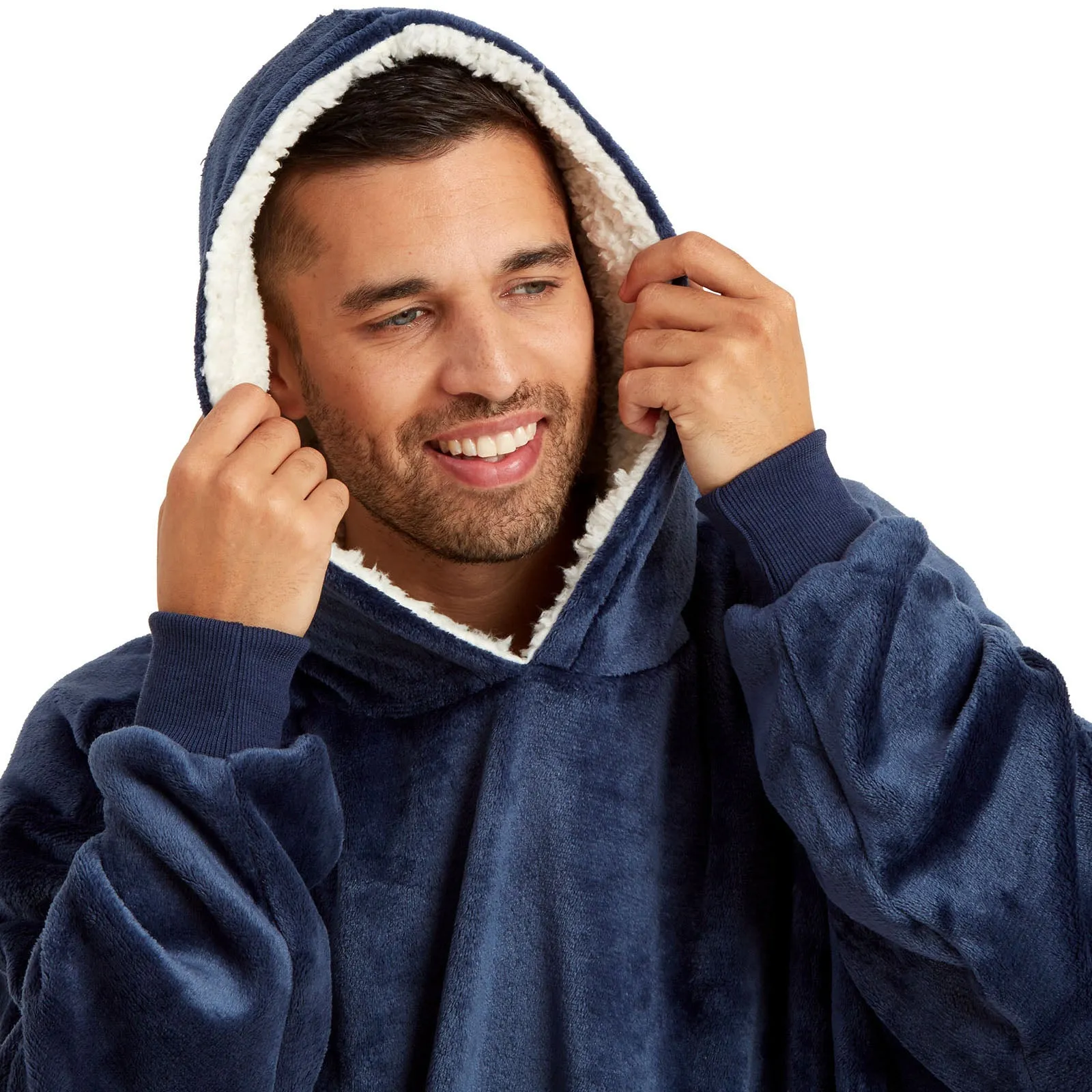 Snuggaroo Sherpa Soft Oversized Hoodie Wearable Blanket