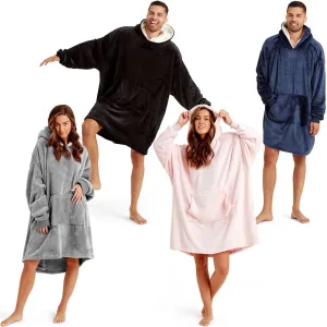 Snuggaroo Sherpa Soft Oversized Hoodie Wearable Blanket