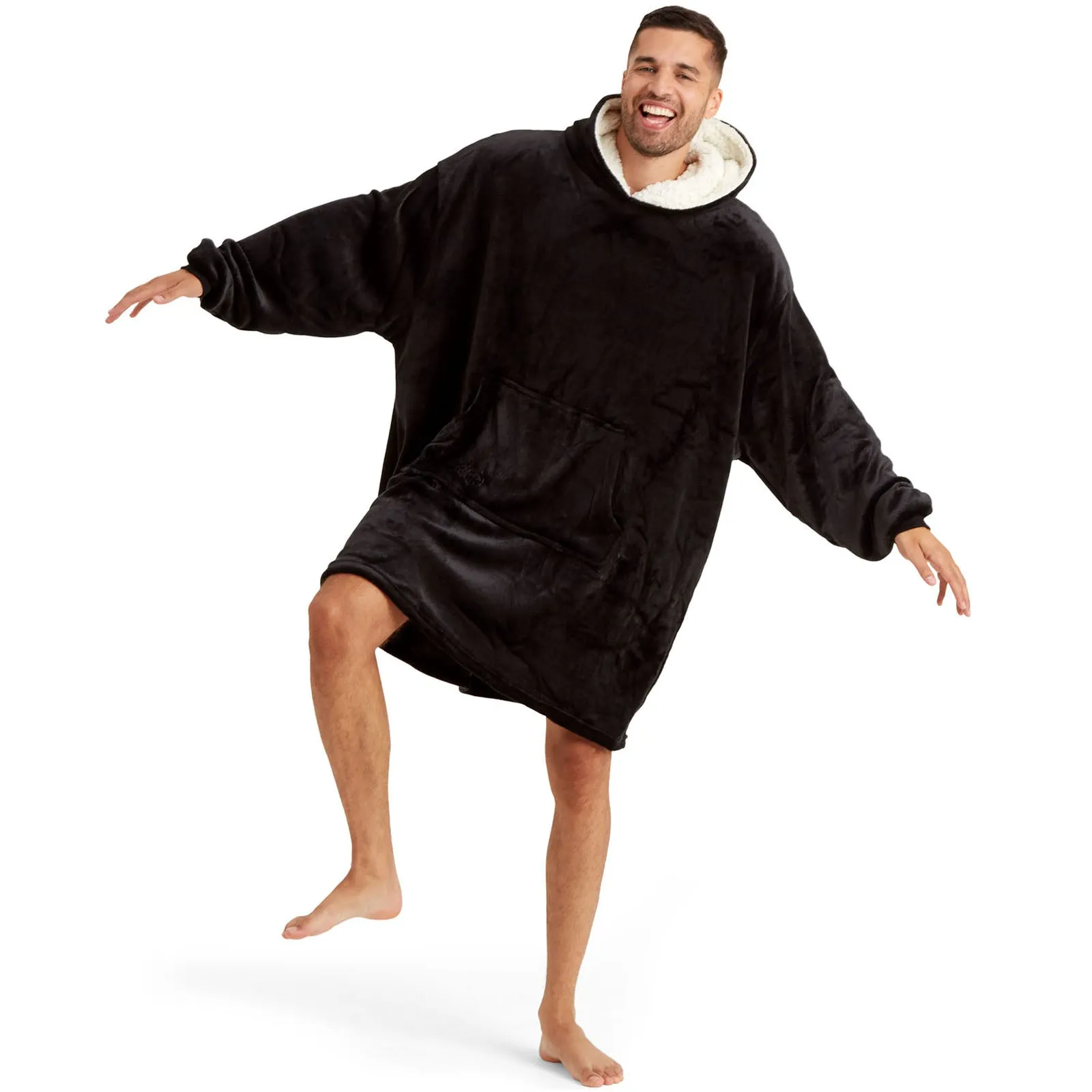 Snuggaroo Sherpa Soft Oversized Hoodie Wearable Blanket