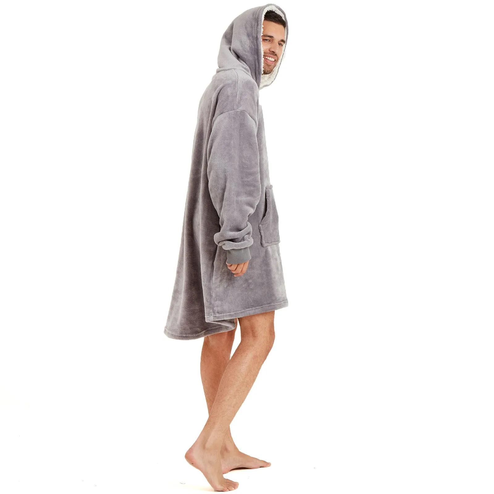 Snuggaroo Sherpa Soft Oversized Hoodie Wearable Blanket