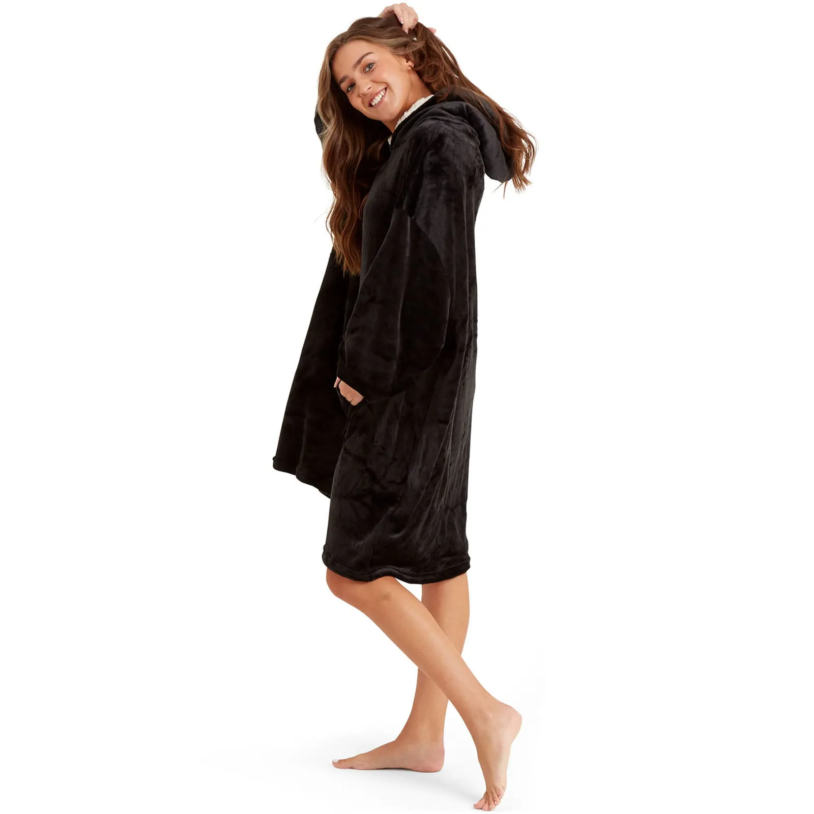 Snuggaroo Sherpa Soft Oversized Hoodie Wearable Blanket