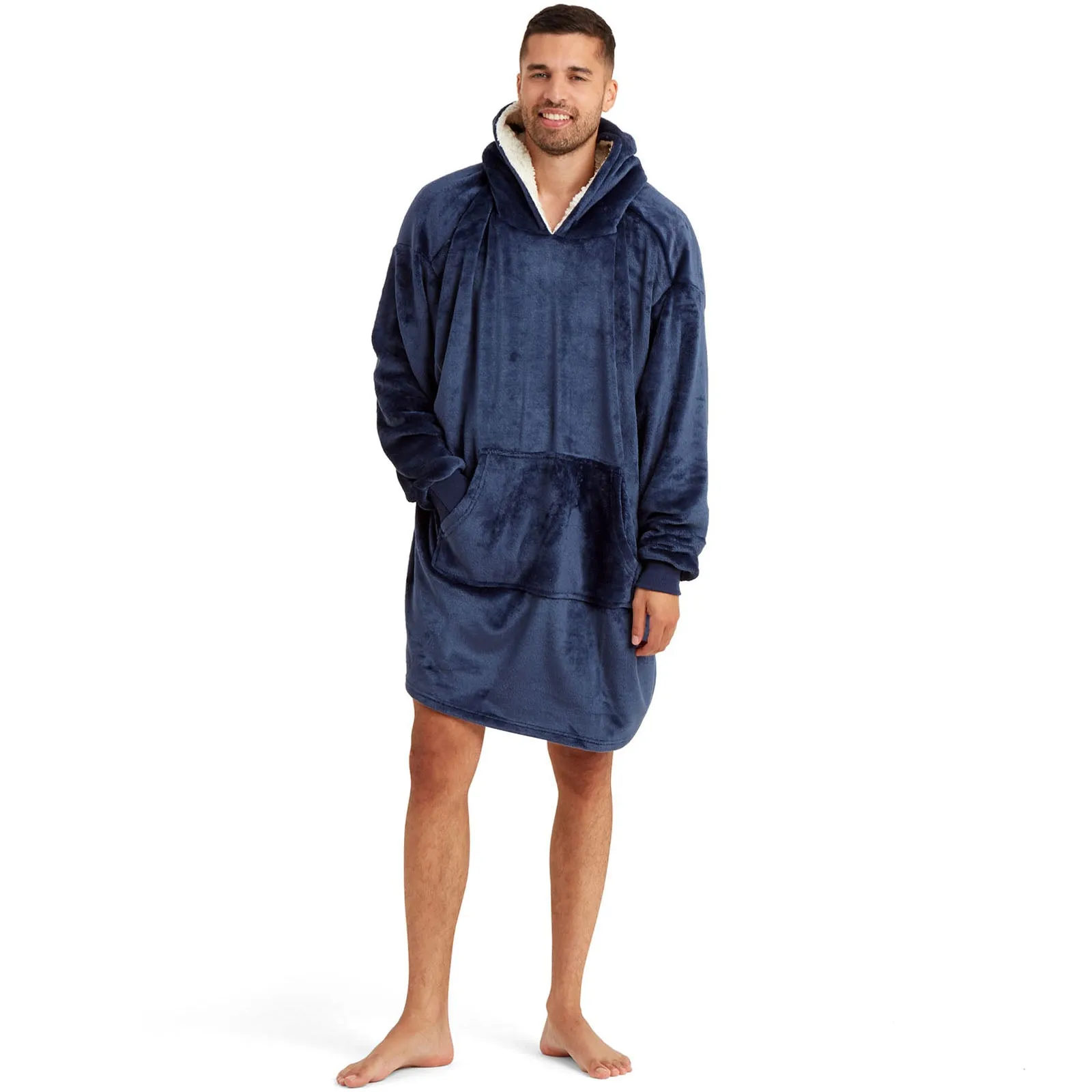Snuggaroo Sherpa Soft Oversized Hoodie Wearable Blanket