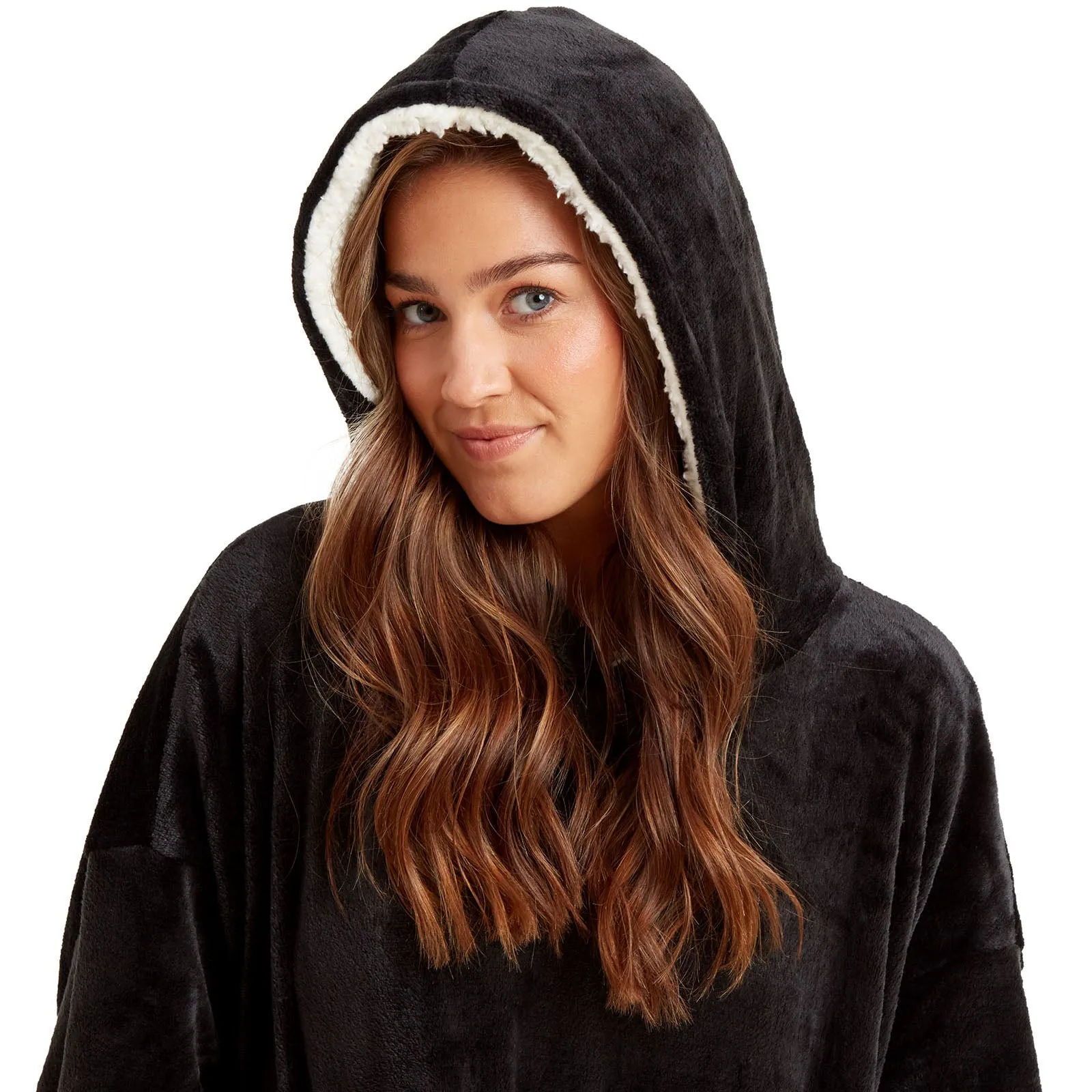 Snuggaroo Sherpa Soft Oversized Hoodie Wearable Blanket