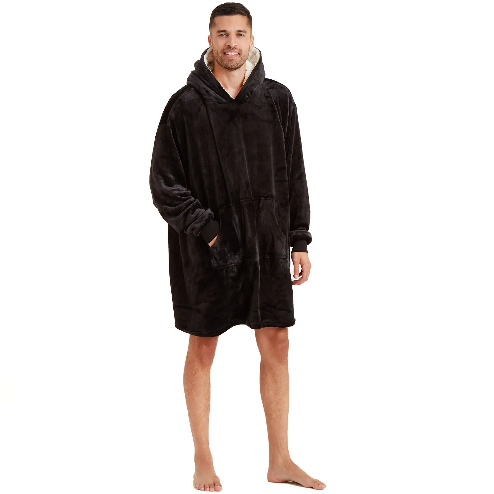 Snuggaroo Sherpa Soft Oversized Hoodie Wearable Blanket