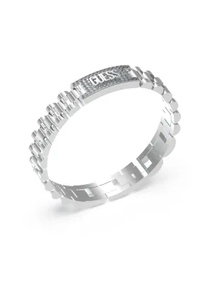 Steel Logo Empire Chain Bracelet Guess