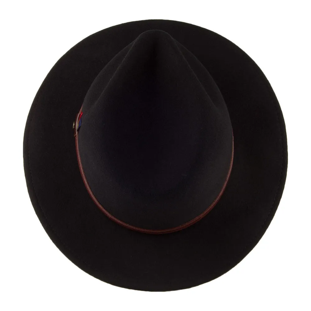 Stetson Hats Rantoul Safari Fedora Hat - Black