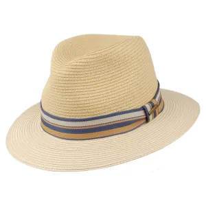 Stetson Hats Traveller Safari Fedora Hat - Natural