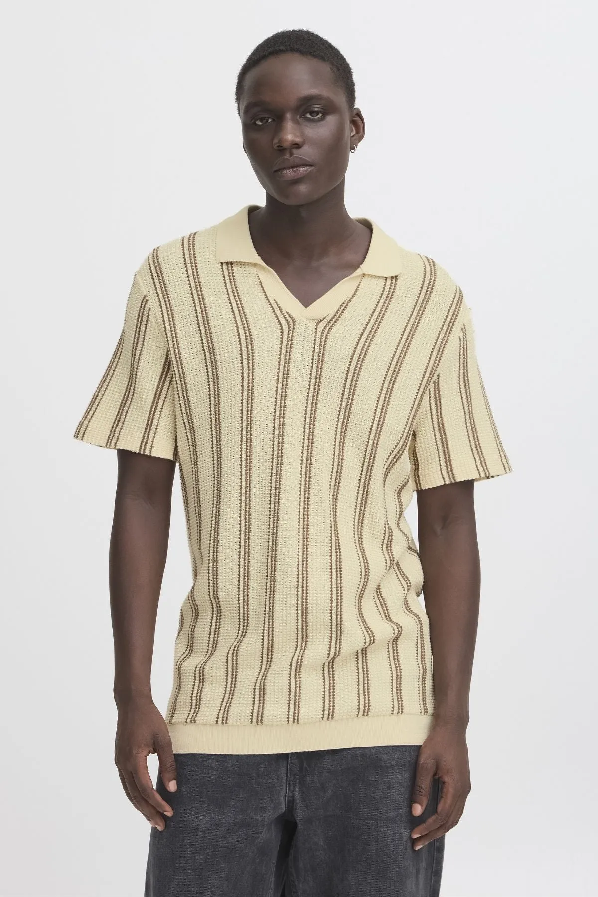 Striped Pullover - Sand