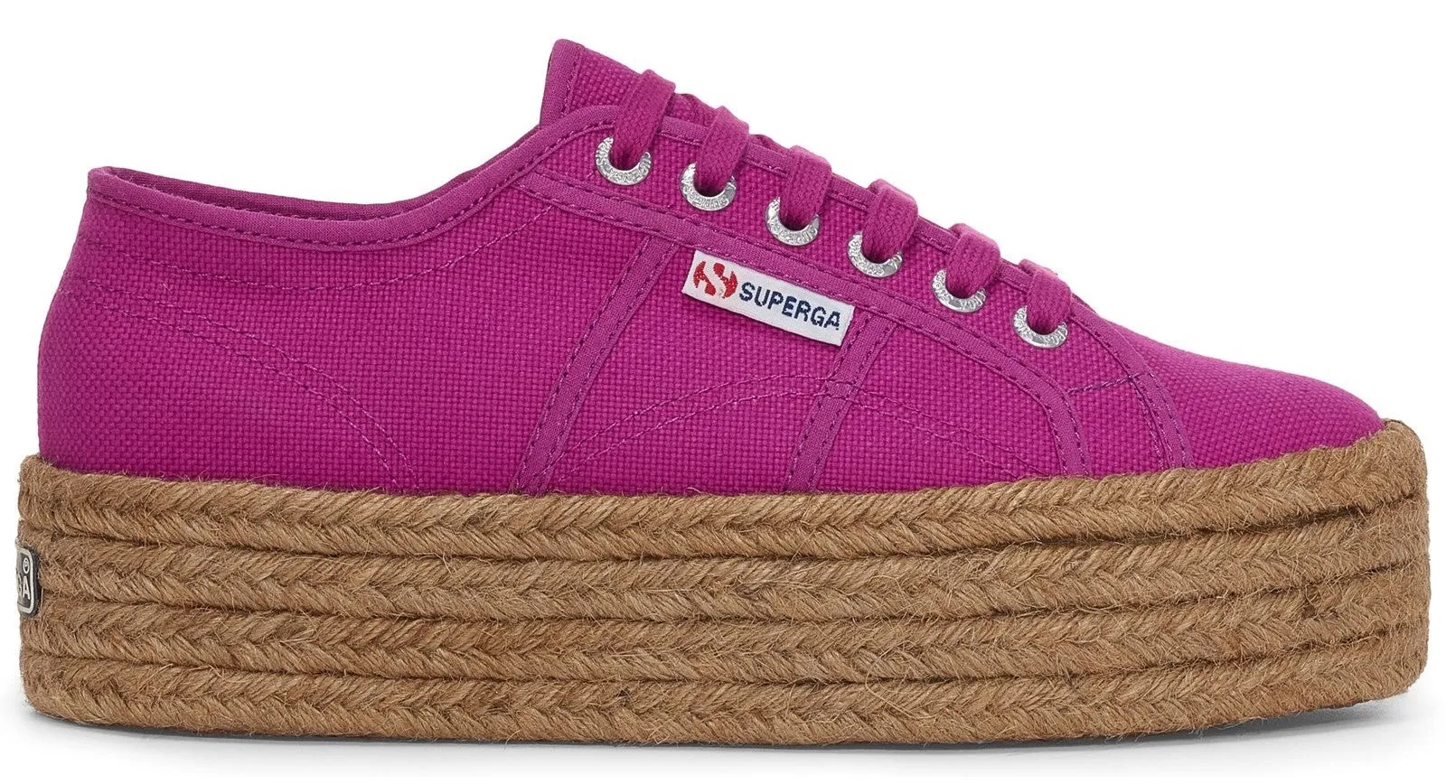 Superga 2790 Rope Womens Lace Up Platform Trainer