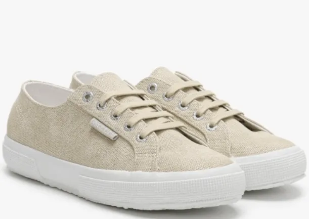 Superga Trainers 2750 Cotu Classic Gold Iridescent Snake