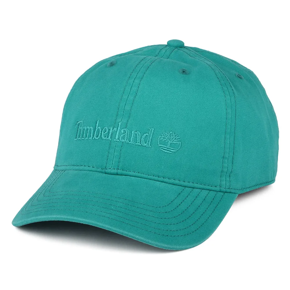 Timberland Hats Cooper Hill Cotton Canvas Baseball Cap - Teal