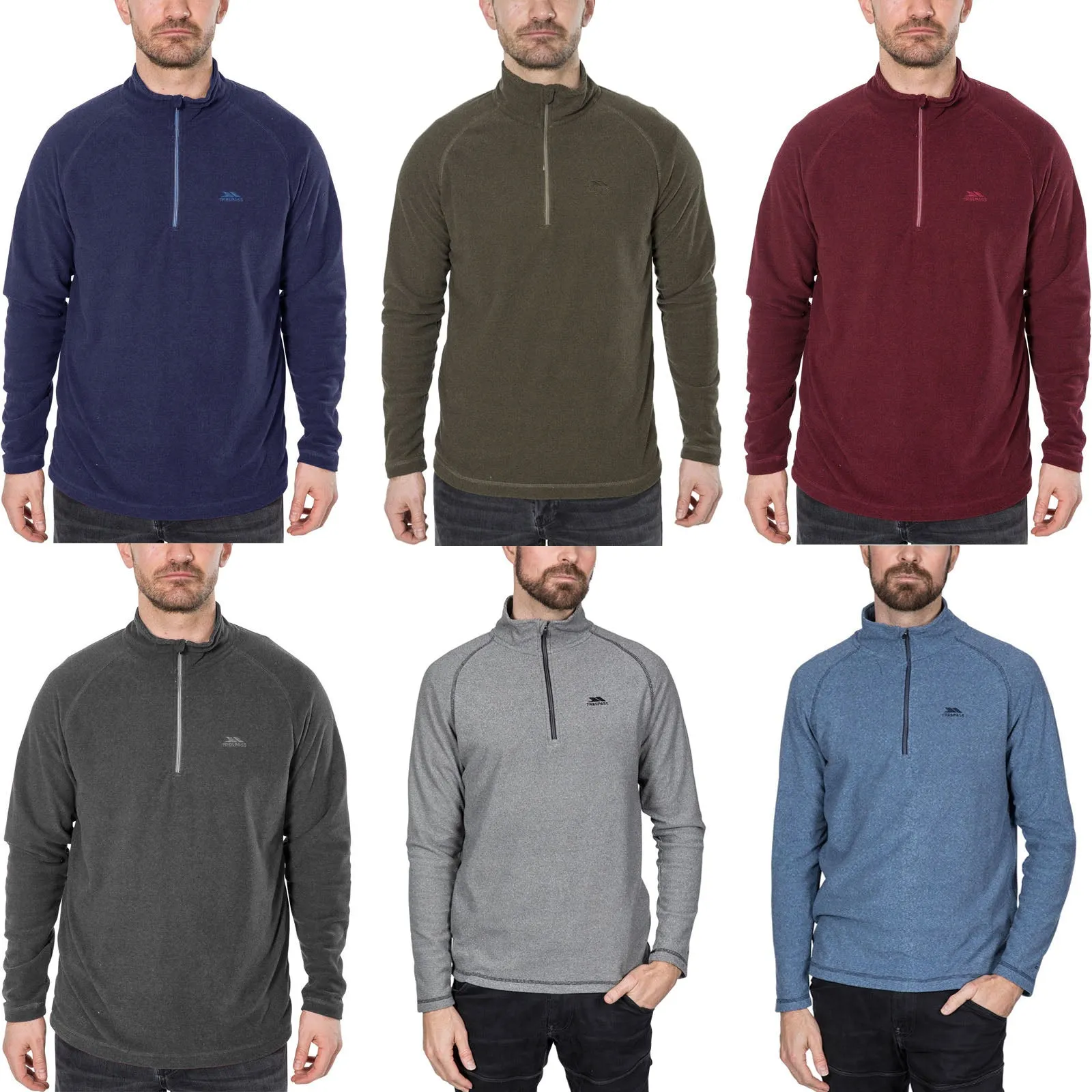 Trespass Keynote 1/2 Zip Pullover Fleece