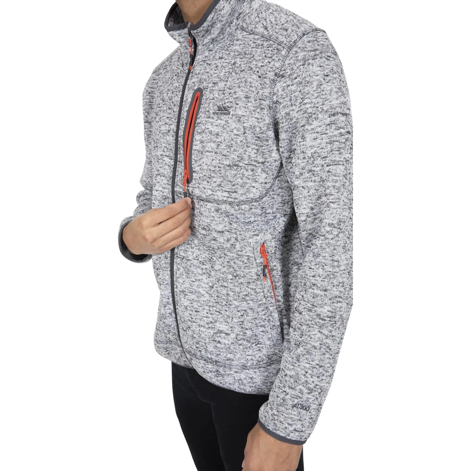 Trespass Mens Bingham Full Zip Heavyweight Fleece Jacket