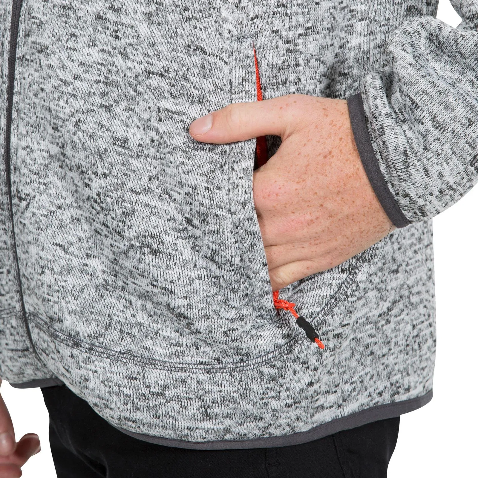 Trespass Mens Bingham Full Zip Heavyweight Fleece Jacket