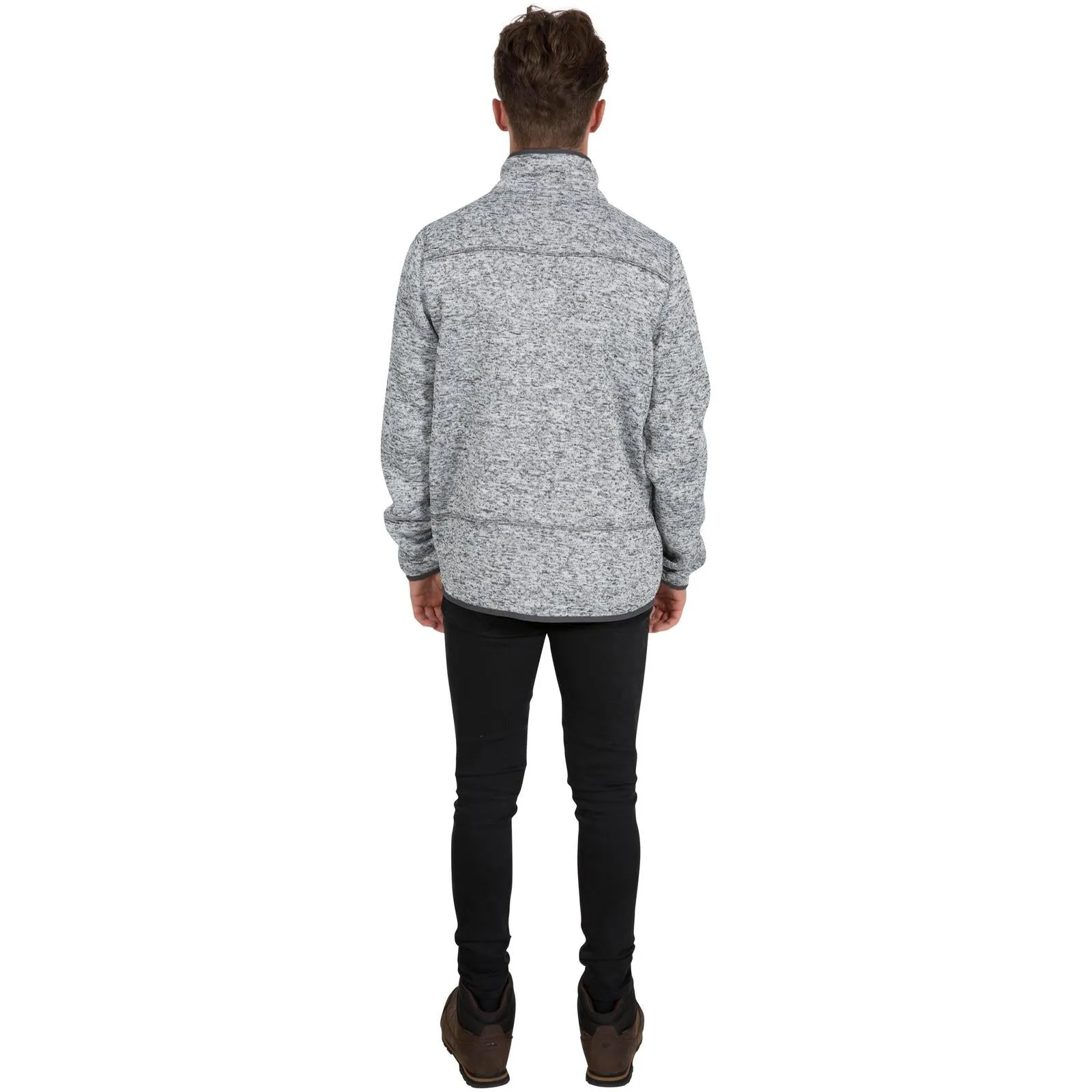 Trespass Mens Bingham Full Zip Heavyweight Fleece Jacket