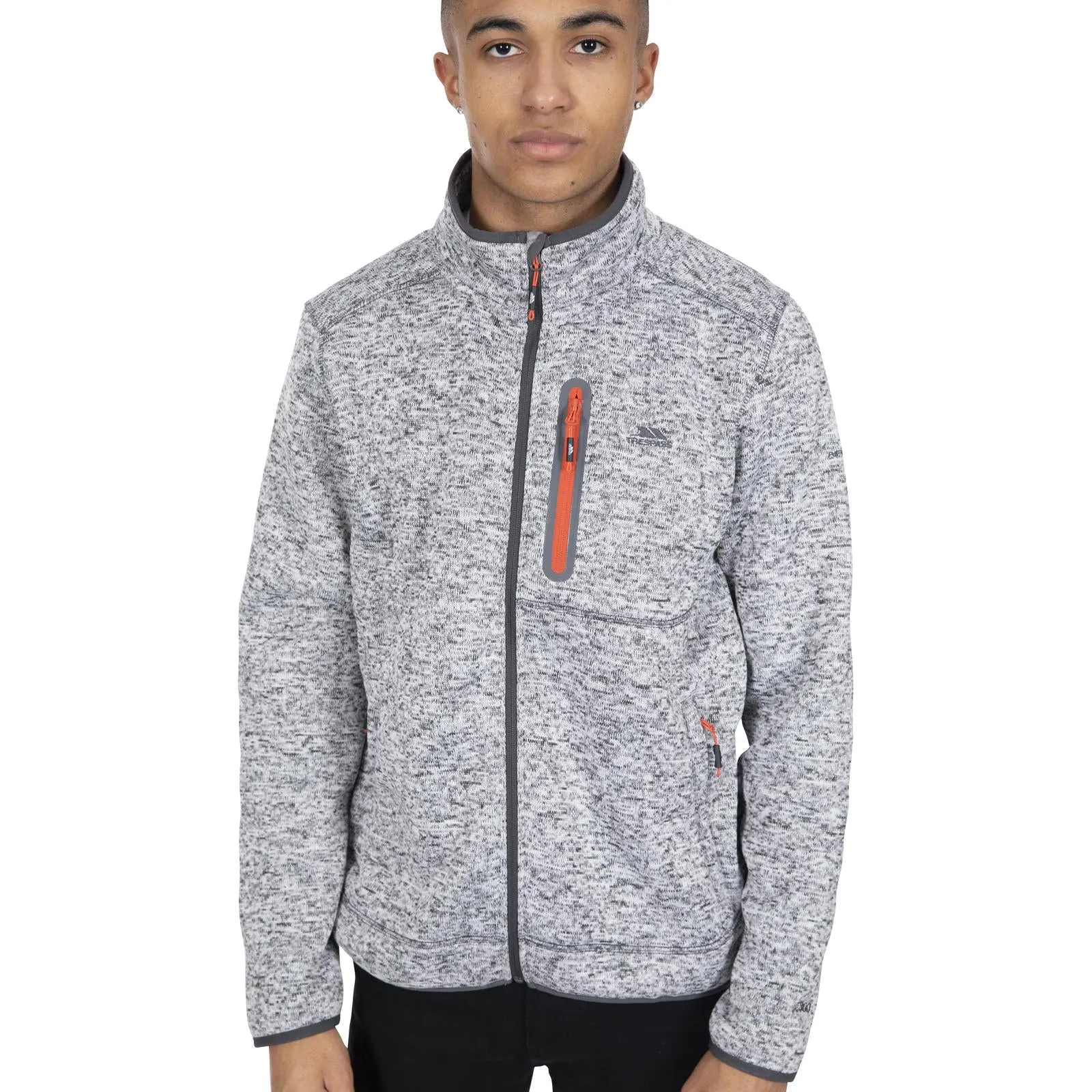 Trespass Mens Bingham Full Zip Heavyweight Fleece Jacket