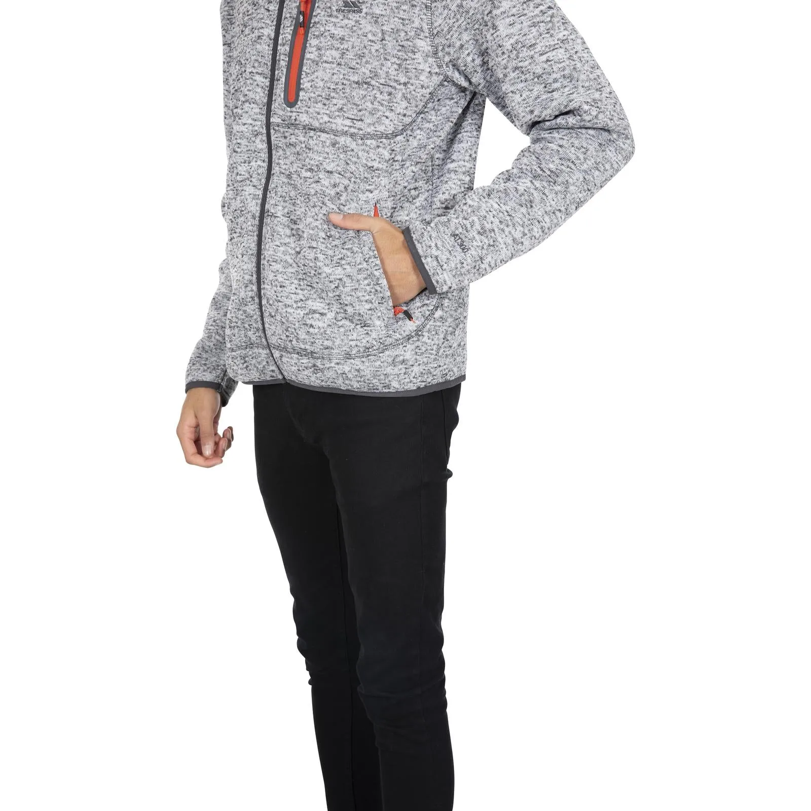 Trespass Mens Bingham Full Zip Heavyweight Fleece Jacket