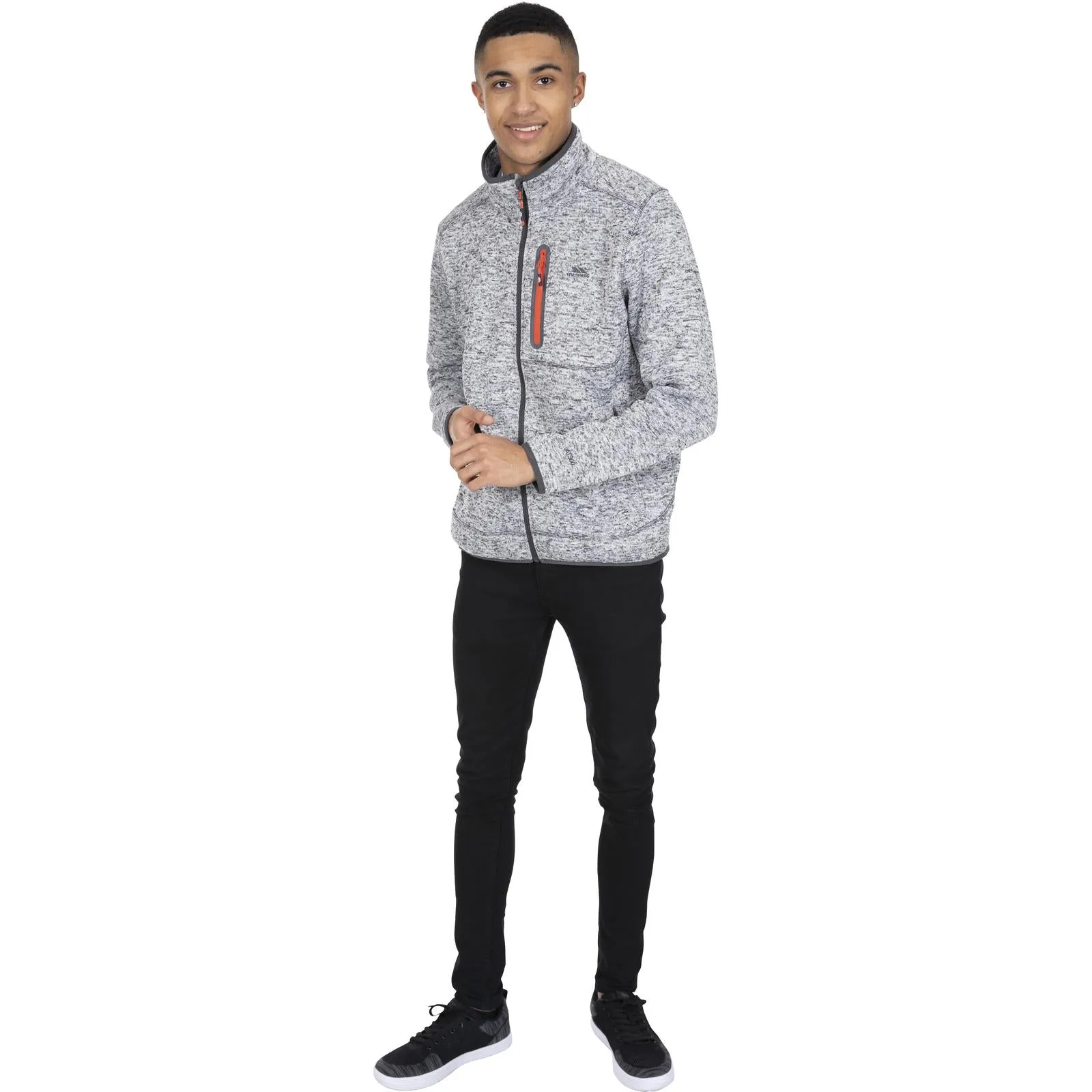 Trespass Mens Bingham Full Zip Heavyweight Fleece Jacket