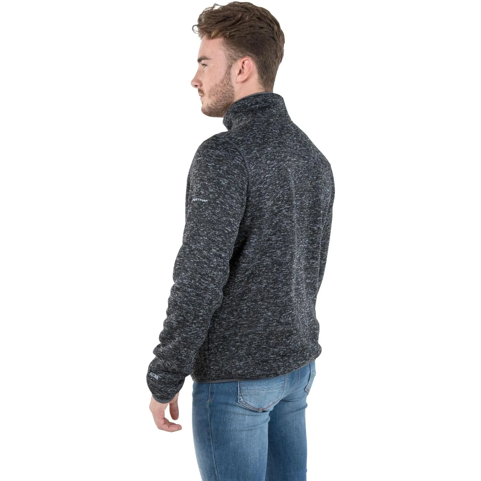 Trespass Mens Bingham Full Zip Heavyweight Fleece Jacket