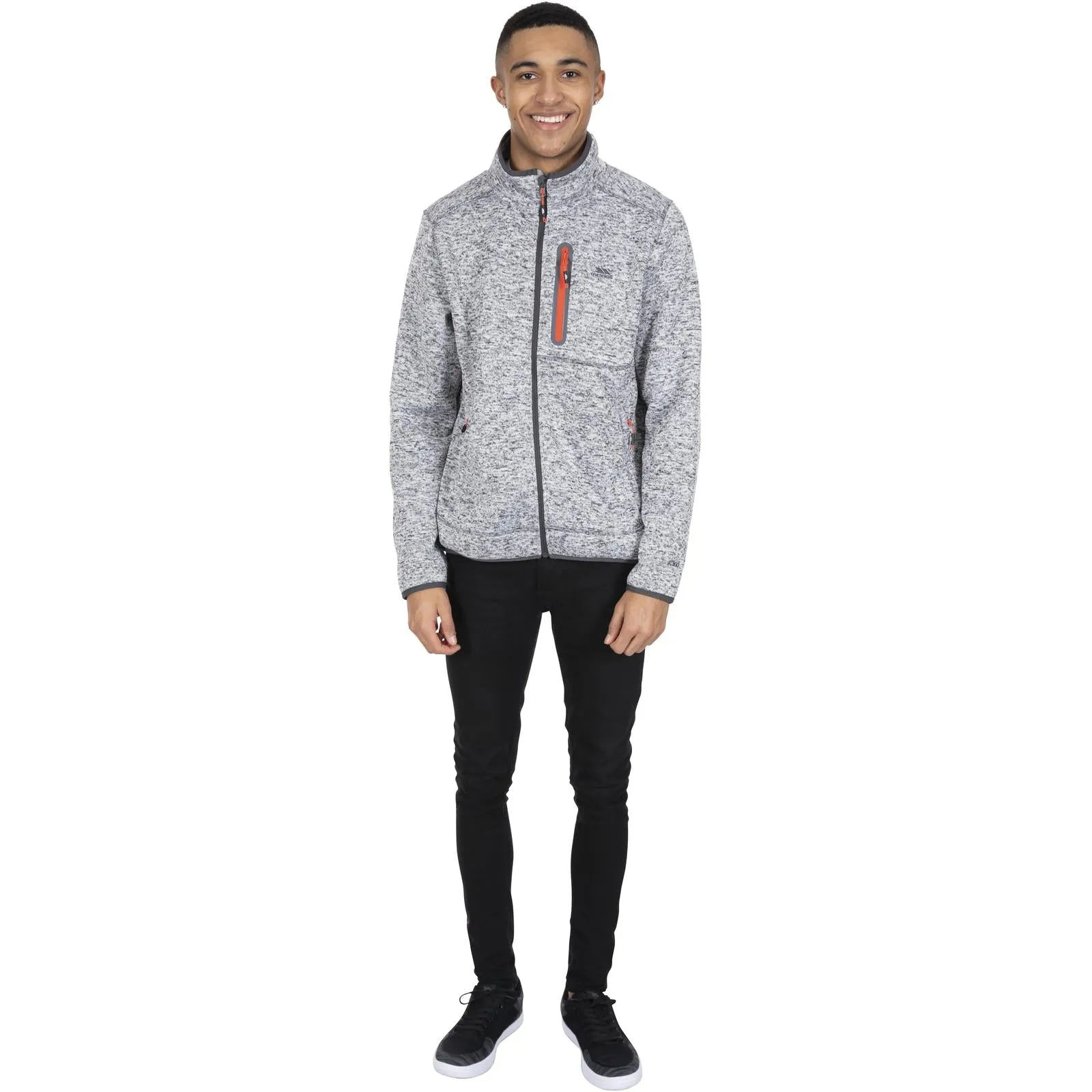 Trespass Mens Bingham Full Zip Heavyweight Fleece Jacket