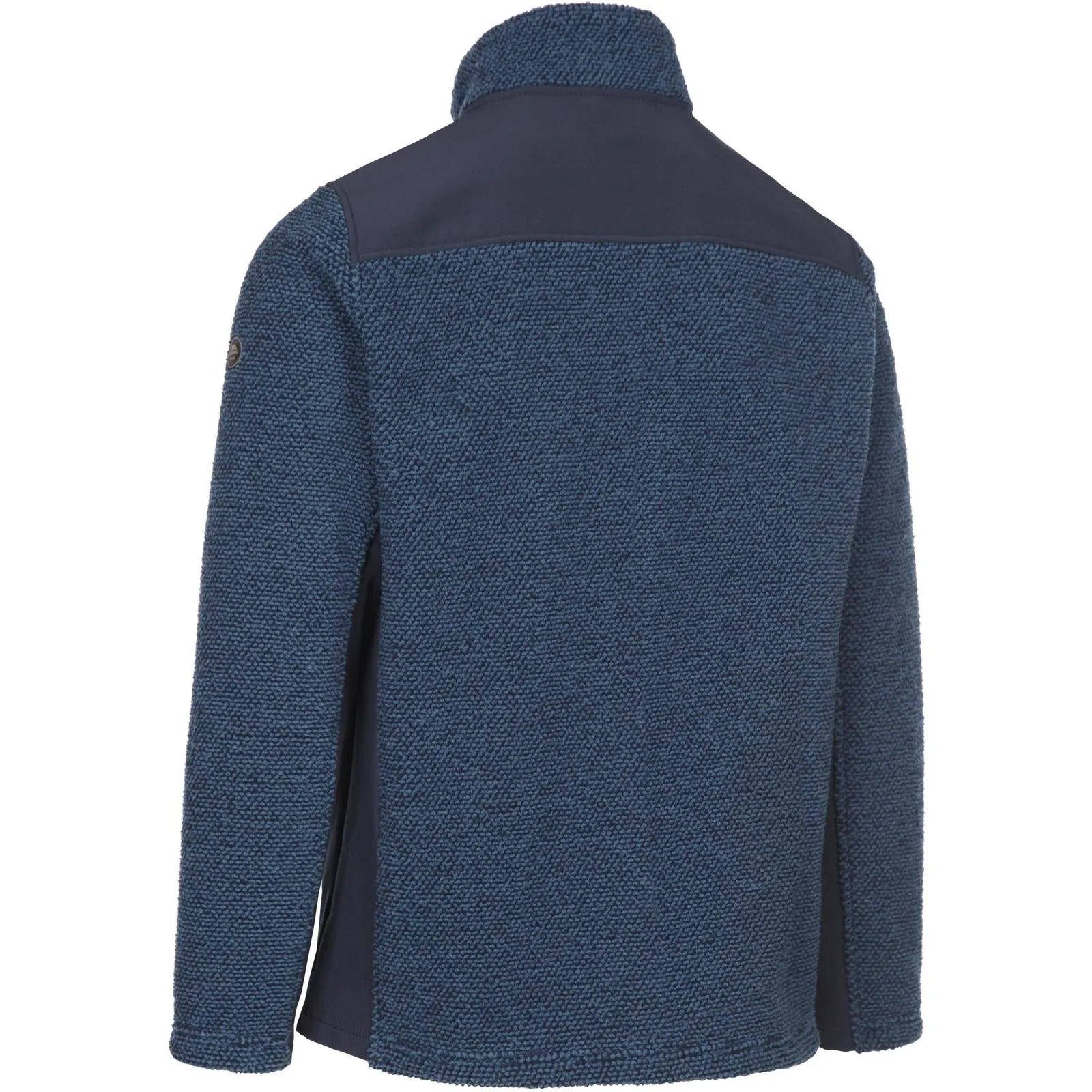 Trespass Mens Faratino Knitted Striped Fleece Jacket