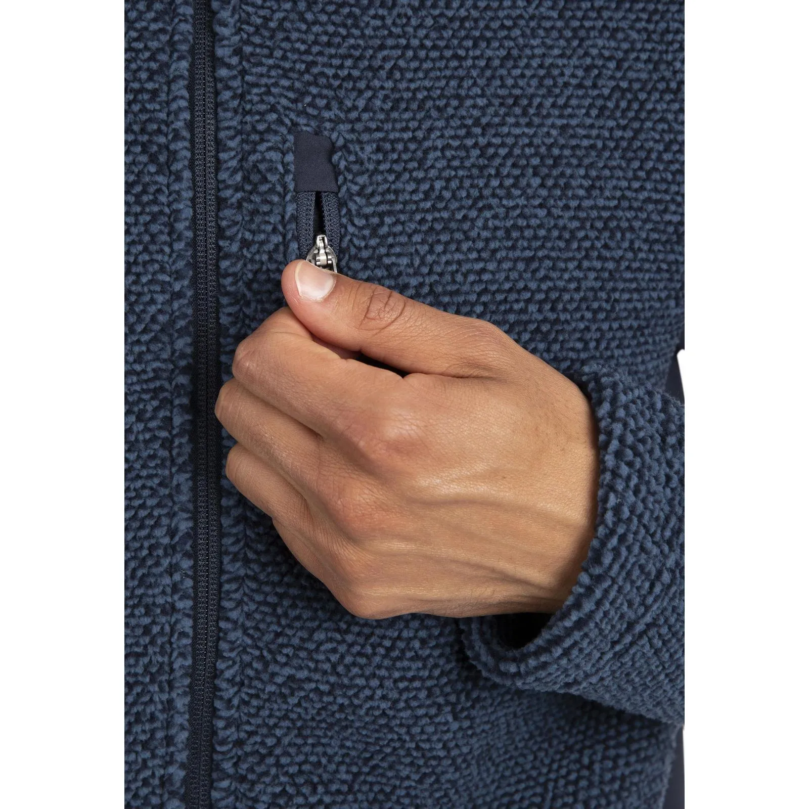 Trespass Mens Faratino Knitted Striped Fleece Jacket