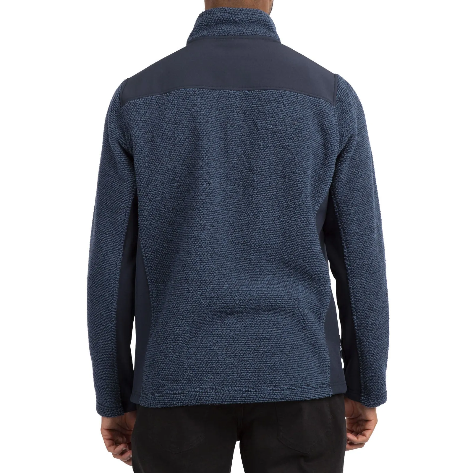 Trespass Mens Faratino Knitted Striped Fleece Jacket